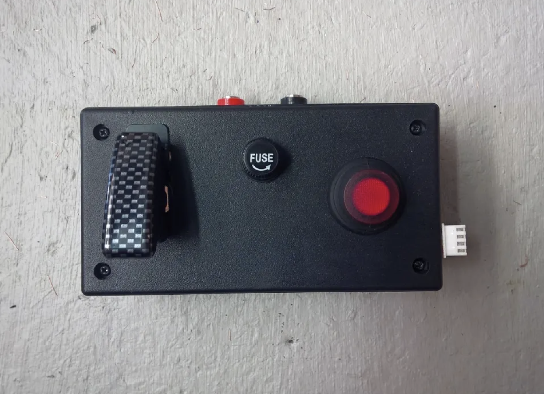 Finished ground launch-control interface enclosure with panel-mounted controls