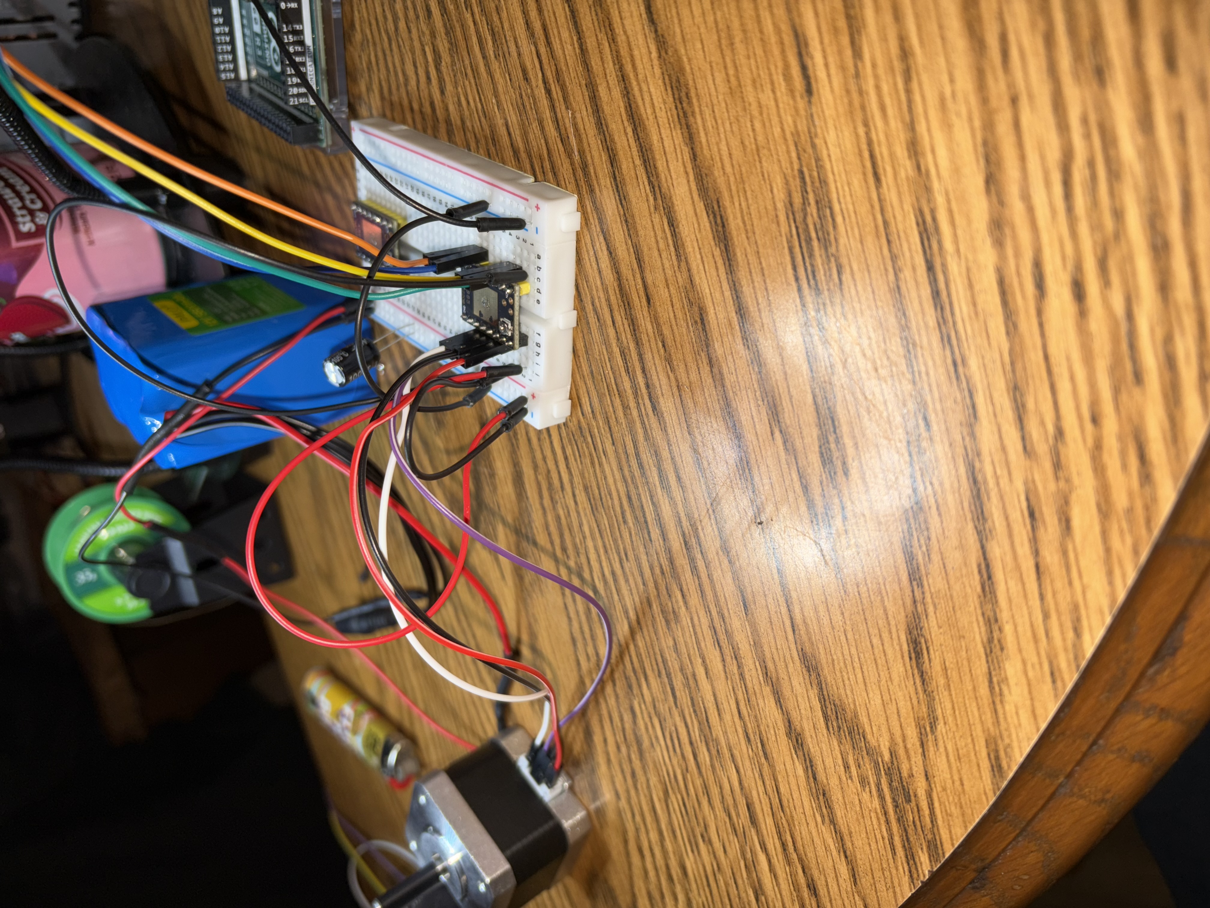 Motor testing setup for Radiation Detection Robot prototype motion-control development